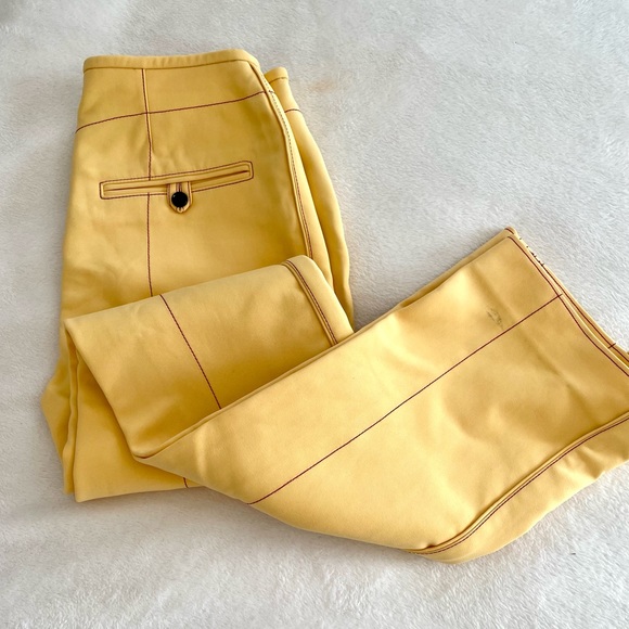 NO OFFERS Louis Vuitton Spring 2015 Runway Yellow Trouser - Picture 4 of 16